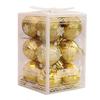 12PCS 4cm Christmas Ball Xmas Tree Balls Hanging Pendant Decoration Plastic  Xmas Party New  Accessories Ornament Decor