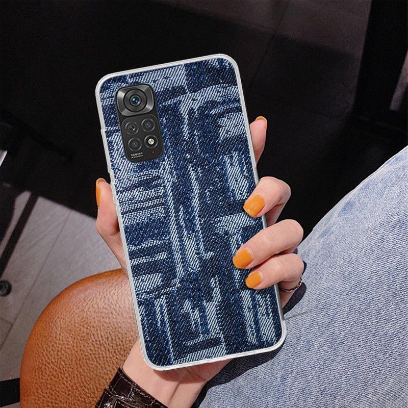 Jeans Cowboy Denim Printed Phnoe Case for Phnoe Case for Xiaomi Redmi Note 15 14 14S 13 Pro Plus 12 12S 11S 11E 10S 10 11T 5G Un