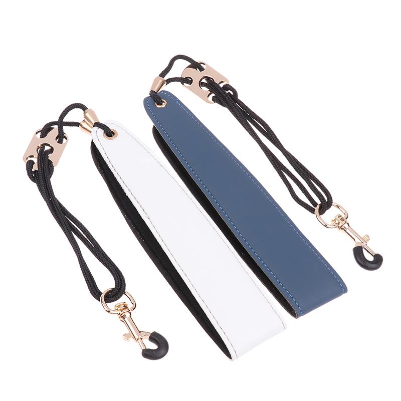 Saxophone Strap Neck Leather Strap Saxophone Lanyard For Adult Children Soprano Tenor Alto Baritone Sax Musical Instrument