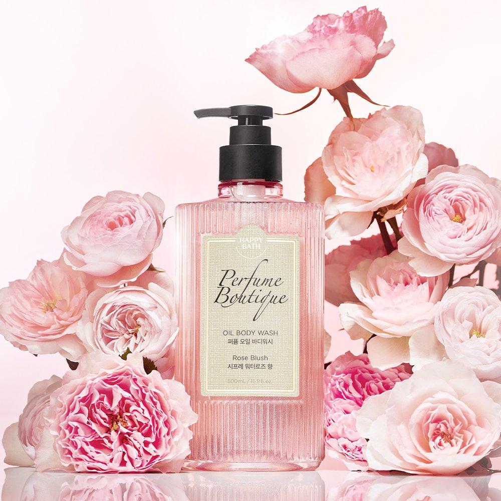 

HAPPY BATH Perfume Boutique Body Wash Rose Blush 500ml