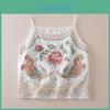 Cotton Linen Embroidered Vintage Sleeveless Tank Top For Women Summer Casual Wear