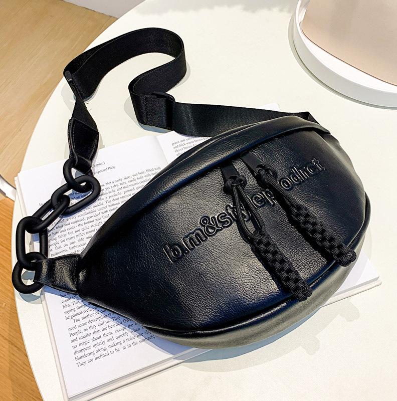 

Bag Women s 2025 New Spring Crossbody Niche Design High-end Texture Fashion Versatile Chain Breast Bag Waist Pack