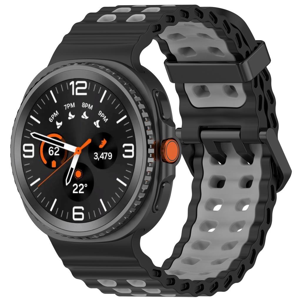 Ocean Silicone Strap for Samsung Galaxy Watch 8 44mm 40mm/8 Classic 46mm Sports Wristband for Galaxy Watch 8 Breathable Bracelet