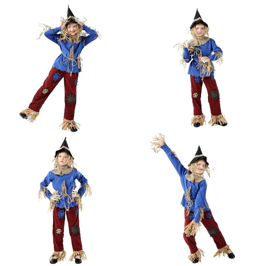 Halloween Costume Children Cosplay Wizard Of Oz Lion Tamer Plush Velvet For Kids