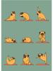 Modern Funny Cute Bulldog Cat Panda Yoga Gesture Poster And Print Canvas Painting Animal Nordic Wall Art Nursery Kidroom Decor