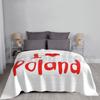 I Love Poland Blanket Super Soft Warm Light Thin Poland Warsaw Polska Polish Heritage Flag Love Country Pride Europe