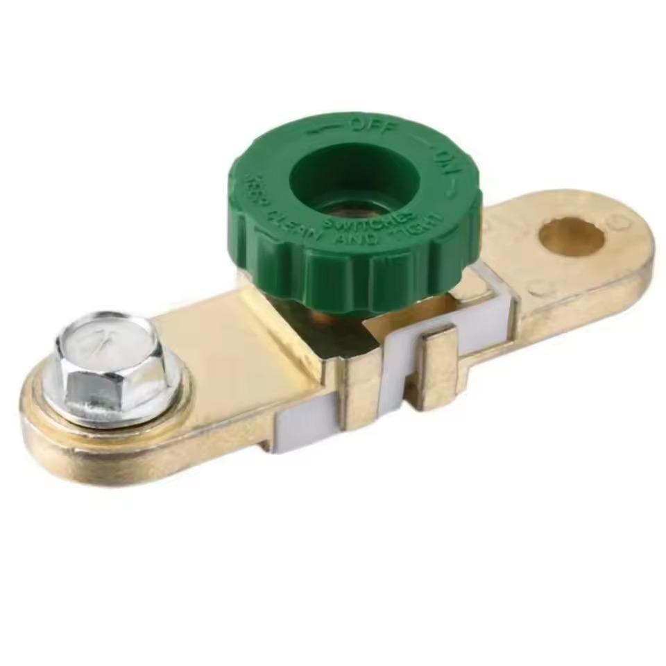 Universal Car Quick Cut-off 100A Anti-Leakage Disconnect Isolator Switch Car Battery Terminal Link Power-off Switch Truck Parts