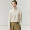Women's 100% Pure Cashmere High Neck Sweater - Soft, Skin-Friendly, Loose Knit for Autumn/Winter