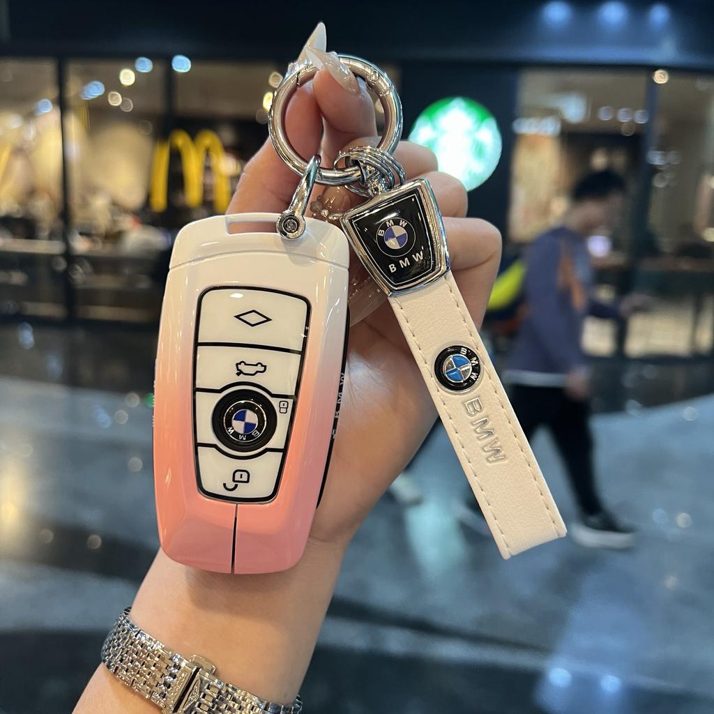 Fashion Silicone Car Remote Key Case Cover For BMW 1 3 5 7 Series X1 X3 X4 X5 F10 F15 F16 F20 F30 F18 F25 M3 M4 E34 Keychain IH2