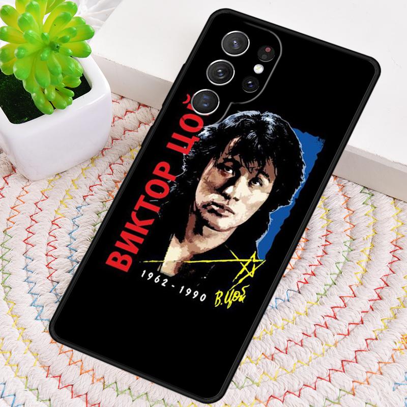 Viktor Tsoi TPU Phone Case For Samsung Galaxy Note 10 Pro S26 S25 S24 S23 S22 Ultra Plus S21 FE S20 Shockproof Cover