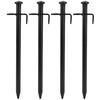 4 ST Stål Förlängda Utomhus Rese Camping Strand Tältpinnar Pinnar Markspik(20 cm)