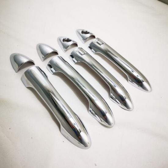 Chrome Door Handle Lid Side Cover Trim For 2016- Kia Picanto Morning 8PCS