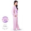 Kuromi Sweatsuit Set Up Pajamas Fleece Unisex Long Sleeve Long Pants Top and Bottom Set Loungewear [SAZAC] Women's Men's (Lilac/S/SAN1753)