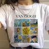 90s Vintage Tshirt Fashion Top Tees Female Vincent Van Gogh Harajuku Aesthetic T Shirts Women Oil Painting Ullzang Funny T-shirt