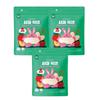 Lulumom Bio-Weißreis Apfel-Snack Sanft schmelzend Baby-Puff 30g x 3 Packungen