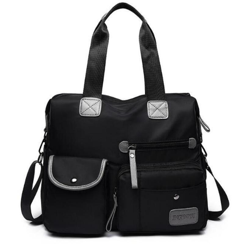 Nylon Cloth Large Handbag Waterproof Shoulder Bag