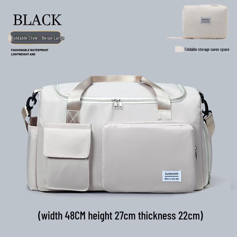 Men's Large Capacity Oxford Cloth Travel Bag - Lightweight, Handheld, and Perfect for Short Trips, Sports, or School Use