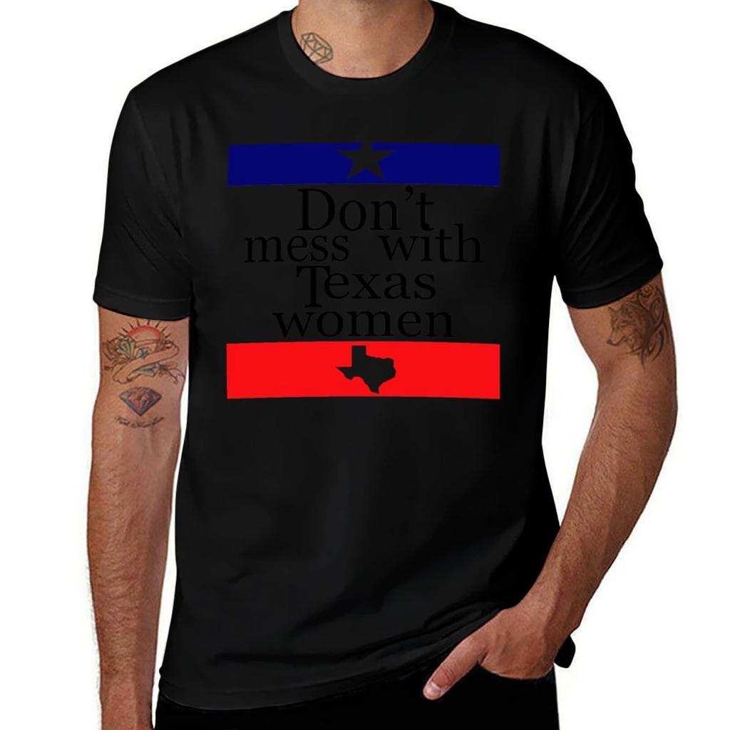 Don't mess with Texas woUnisex shirts T-Shirt PerforUnisexce Workout Short Sleeve Tee
