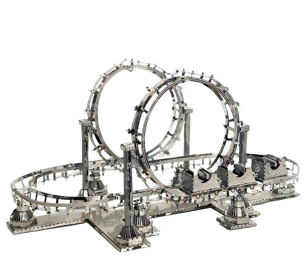 TOKIX 3D Craft Kit: Roller Coaster (with tools)