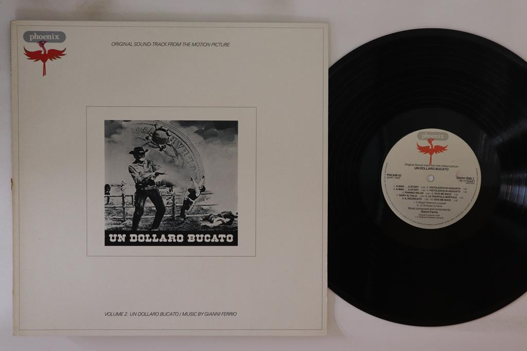 LP Record OST, GIANNI FERRIO - Un Dollaro Bucato PHCAM02 Phoenix 1984 Italy Soundtracks & Musicals Used
