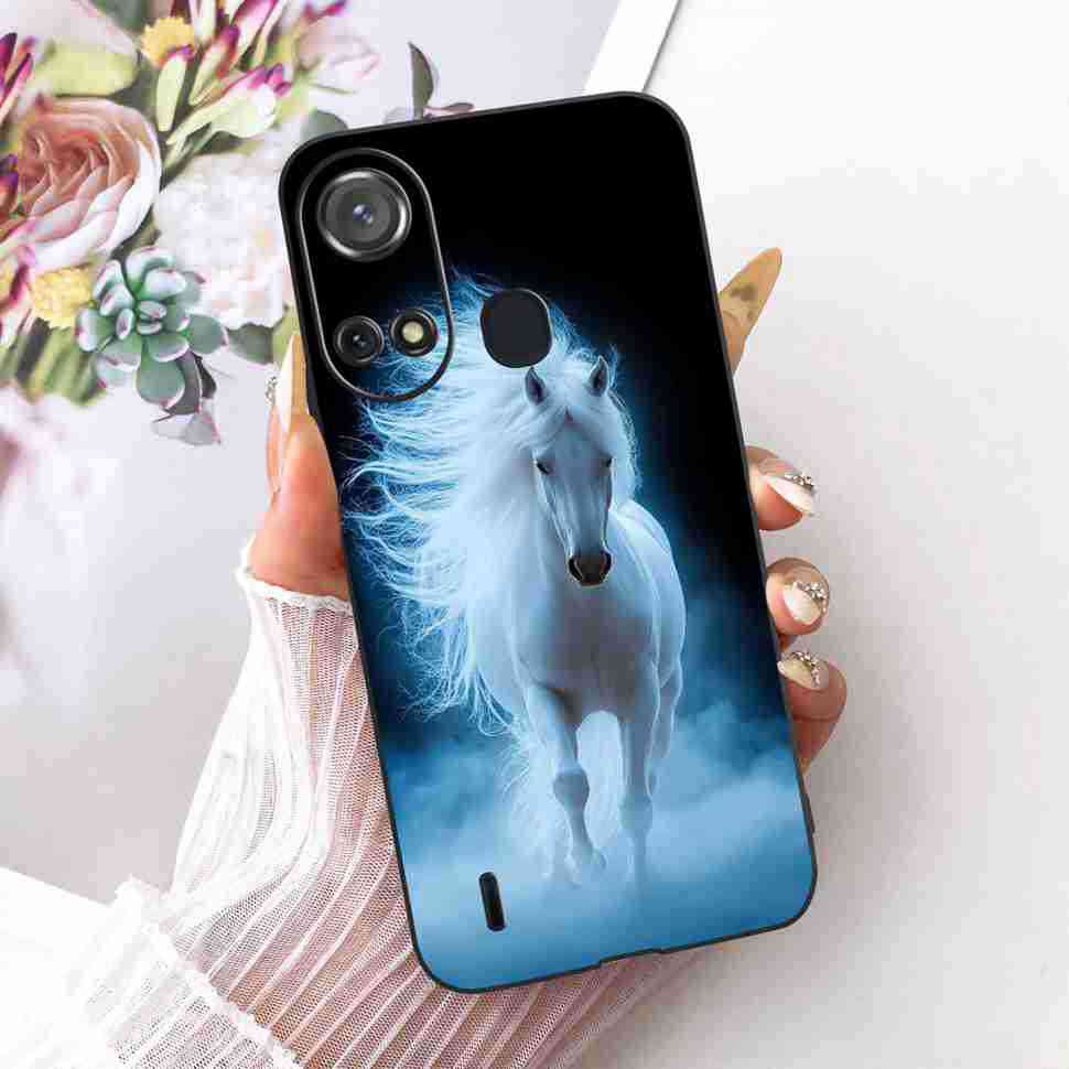 CAse For ITEL A58 Lite Silicone Soft Cover Capa For ITEL A58 A 58 Lite A58Lite New Fashion Butterfly Back Cover Bumper Capa
