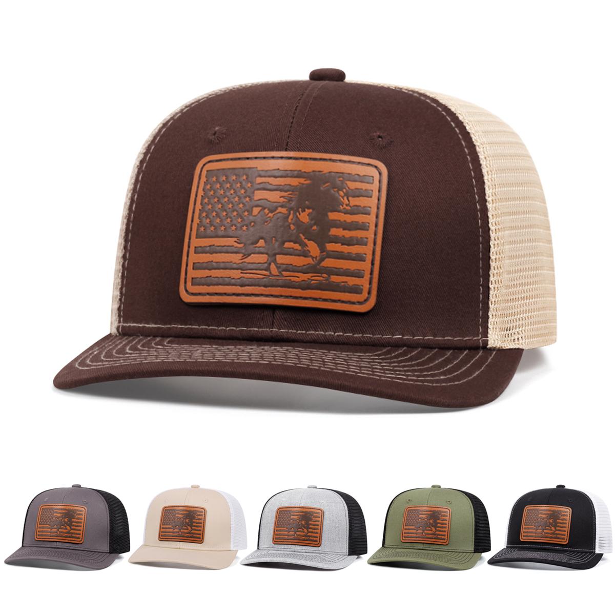 Yiran Bag Women's New Richardson Label Mustang Mesh Hat For Men And Outdoor Casual Hat Sunshade Decorative Hat Hip Hop Hat Baseball Hat