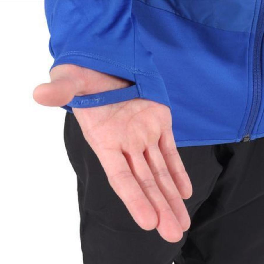 Salomon Outline Solid Color Zip Long Sleeve Jacket Men Jacket Blue LC2151800