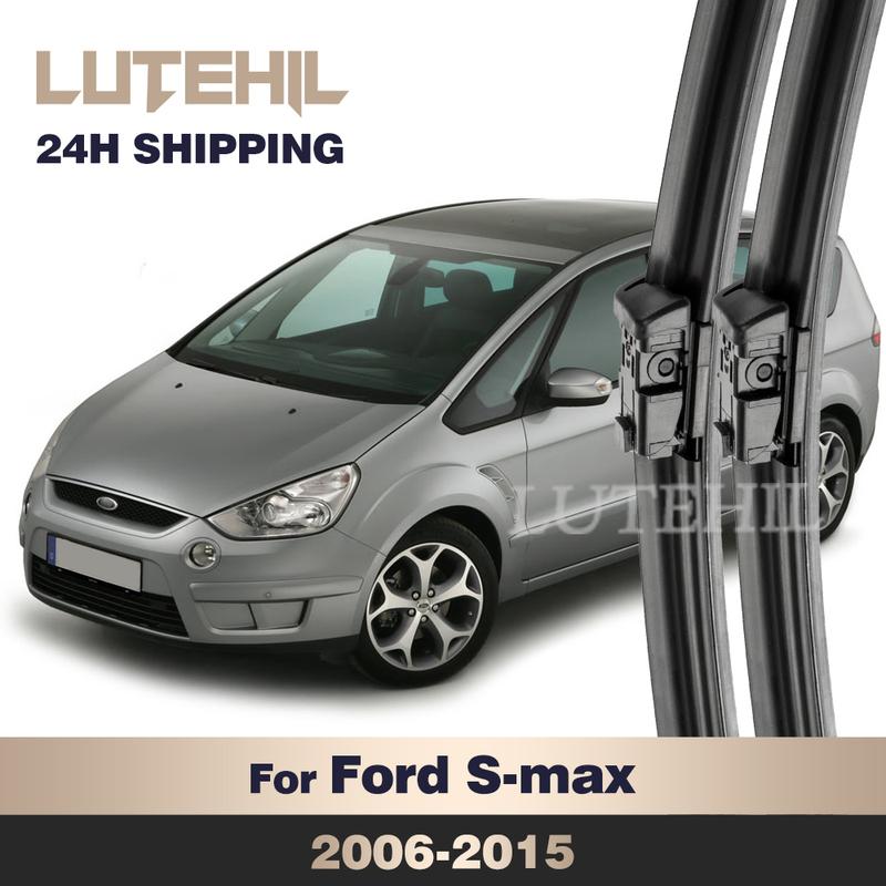 

Для Ford S-max 2006-2015 2007 2008 2009 2010 2011 2012 2013 2014 Дворник Передние щетки стеклоочистителя Лобовое стекло Окно 30 +26 Left hand drive
