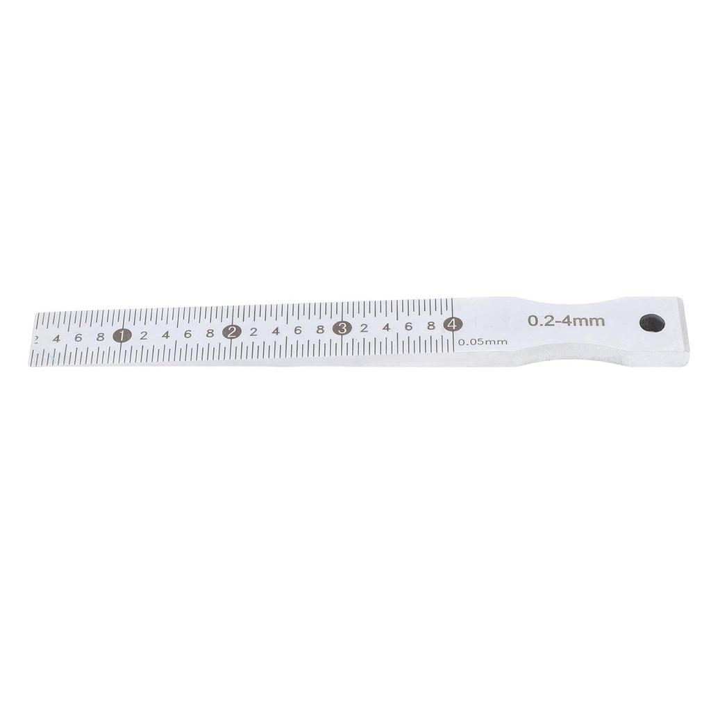 Edelstahl Spaltlehre 0,2 4mm Bereich 0,05mm Genauigkeit Multifunktionale Konuslehre für Bau Bahnen