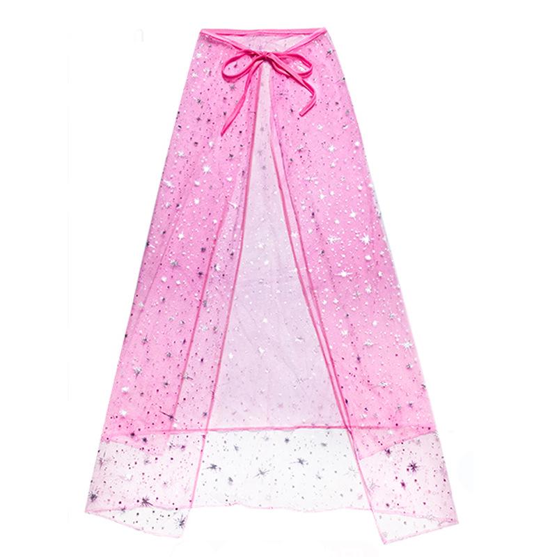 Princess Tulle Cape Fairy Costume for Girls - Frozen Themed for Halloween & Kindergarten Performances