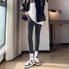Women's Vertical Striped Fleece-Lined Leggings: Slimming, High Elasticity, Thick, Cold-Resistant, Perfect for Autumn and Winter.