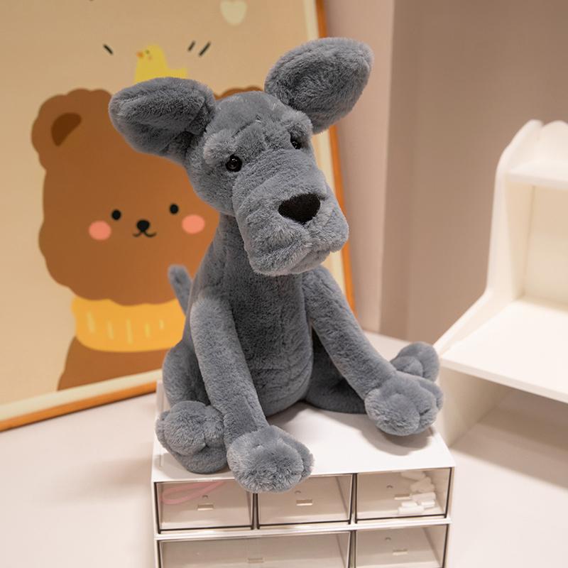 Popular Cuddly Lifelike Siamese Cat/Dachshund/Great Dane Plush Toys Soft Comfy Huggable Doll Nice Companion For Children Kids