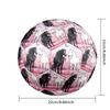 1pc Black White Horses Theme Soccer Ball Football, Size 5, Lightweight PVC, Outdoor Training Soccer Ball,Gift C6564
