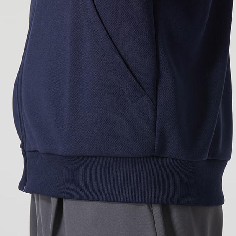 Under Armour Logo Knit Half High Neck Jacket And Cuffed Pants Casual Sports Set Unisex Sets 23600304-409+23600704-001