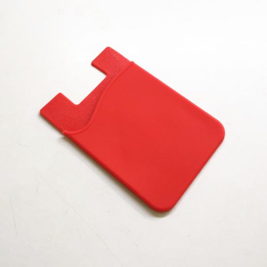 2Pcs Card Holder Silicone Phone Wallet Single-layer Multi-function for Bank Card
