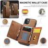 DG.MING M5 Series For iPhone 11 Pro Case Detachable Magnetic Leather Phone Cover with Card Slots