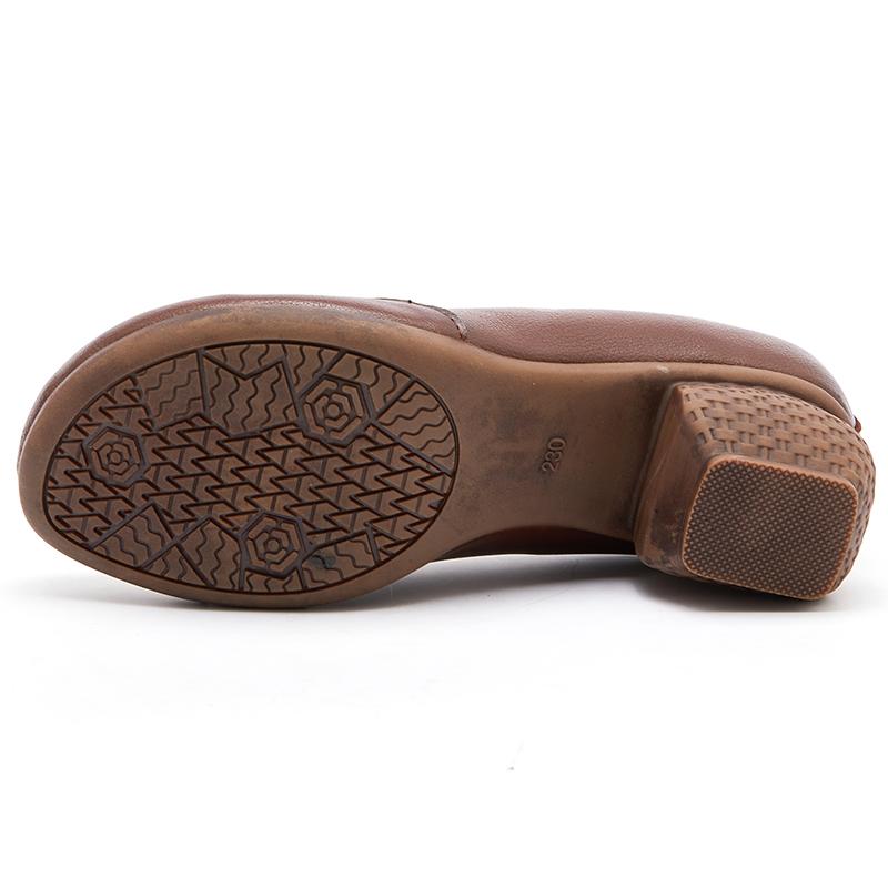 Fashion GKTINOO Ethnic Women Shoes Genuine Leather Pumps Slip-On Mixed Colors 2024 New Spring/Autumn Handmade Concise Ladies Shoes