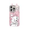 Mary cat ear bracket is suitable for Apple 13 cute mobile phone case Huawei 16 feather yarn borderless 15 cute cartoon