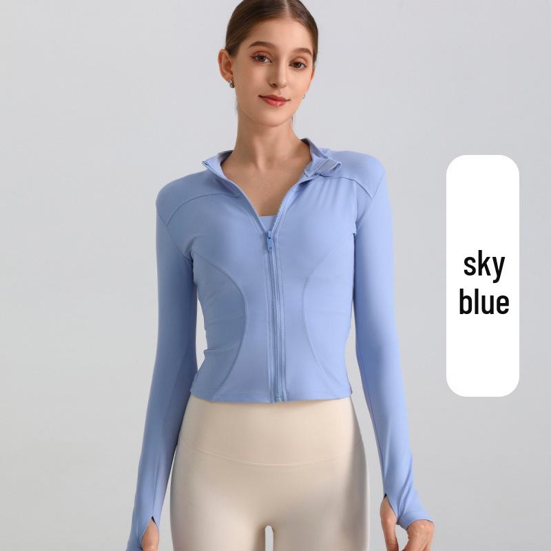 

Warm Autumn & Winter Stand Collar Sports Jacket for Yoga, Running, Pilates & Fitness XL