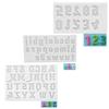 Mini Letter Silicone Mold for DIY Keychain Jewelry Making Unique Alphabets Epoxy Mould Handmade Resin Keychain Mold