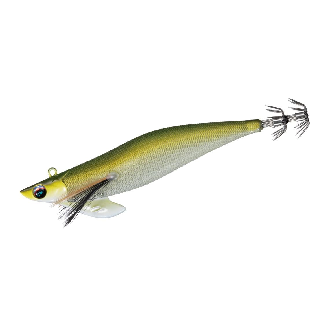 

Daiwa Emeraldas Boat 2 RV Tip Run Size Olive Lure, 3.5, 30g, Glow-in-the-Dark Head,