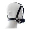 VaHppy Gag Máscaras Sexo Oral Jogos de Casal Role Play Cosplays Rainha Condicionamento Escravo de Cão PU Silicone Ossos de Cão Bolas de Sucção Argola O Bondage