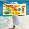 Personalized customized proof beach towel with Super Simple Songs pattern - soft, absorbent,quick-drying,perfect swimming,camping&bathing