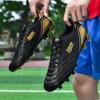 32-47 Herren/Damen Fußballschuhe Gummi Weiche Sohle Kurze Nägel Kunstrasen Jugend Kinder Fußballschuhe