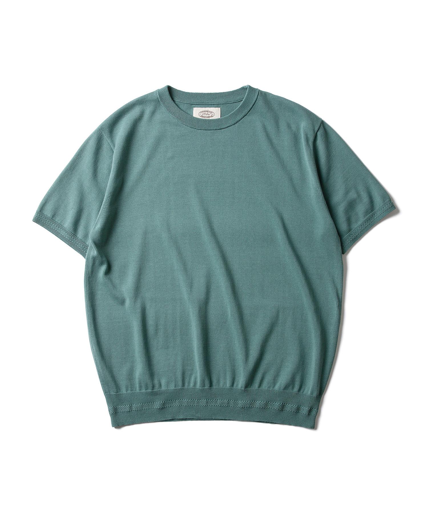 Amphist Essential Round Half Knit Aqua Green Large