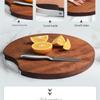 Olesen Solid Wood Double-Sided Round Cutting Board