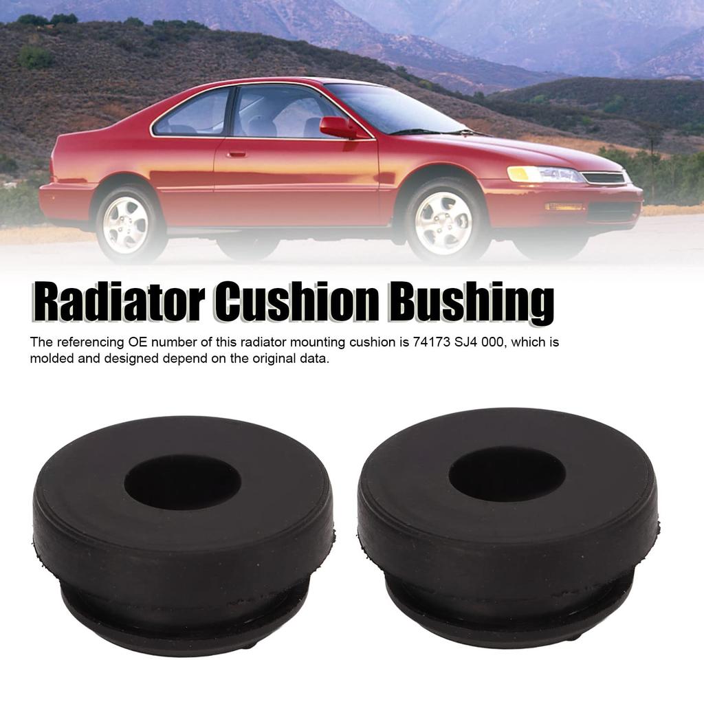 74173-SJ4-000 Radiator Bushing Radiator and Accessories Radiator Mounting Cushion 2 Pcs Upper Insulator Bushing