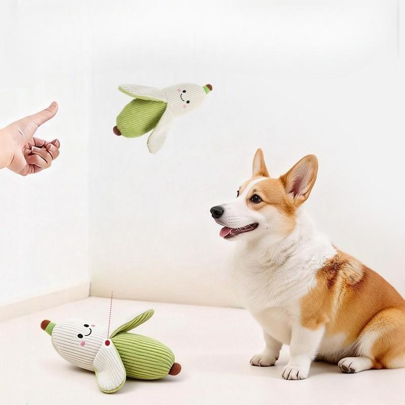 Dog Sound-making Toy, Soothing Vegetable Companion, Entertainment for Boredom Relief, Teeth Grinding, Interactive Plush Pet Toy