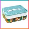 3-layer container for blocks, organizer with compartments, 3-story box