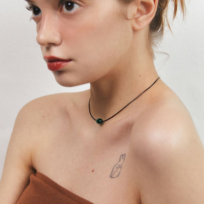 Apple Pie Order Candy Leather Choker.(2color)